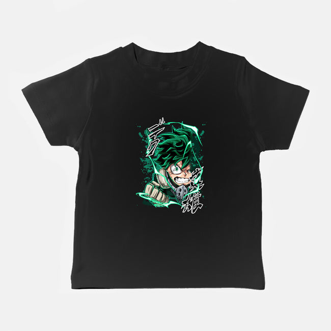 Deku Smash-baby basic tee-Duardoart