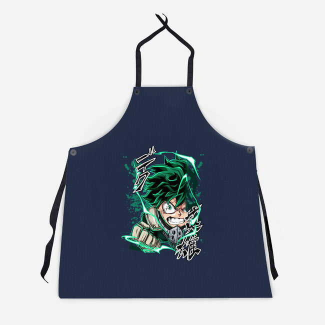 Deku Smash-unisex kitchen apron-Duardoart