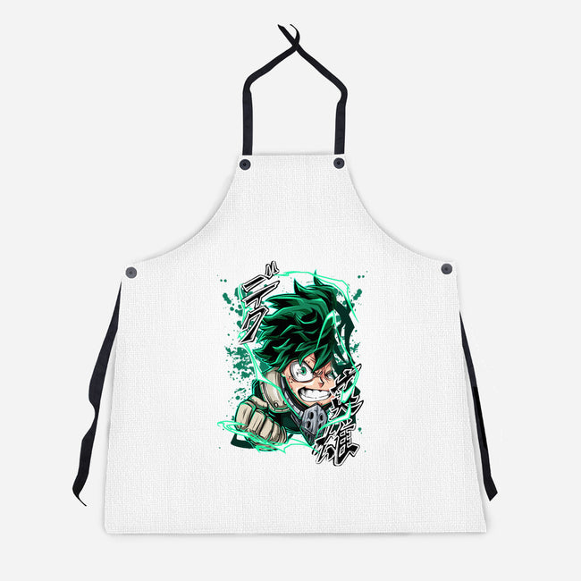 Deku Smash-unisex kitchen apron-Duardoart