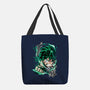 Deku Smash-none basic tote bag-Duardoart