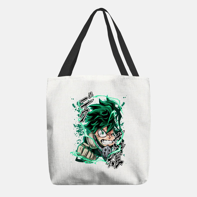 Deku Smash-none basic tote bag-Duardoart