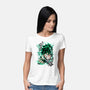 Deku Smash-womens basic tee-Duardoart