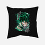 Deku Smash-none removable cover w insert throw pillow-Duardoart