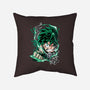 Deku Smash-none removable cover w insert throw pillow-Duardoart