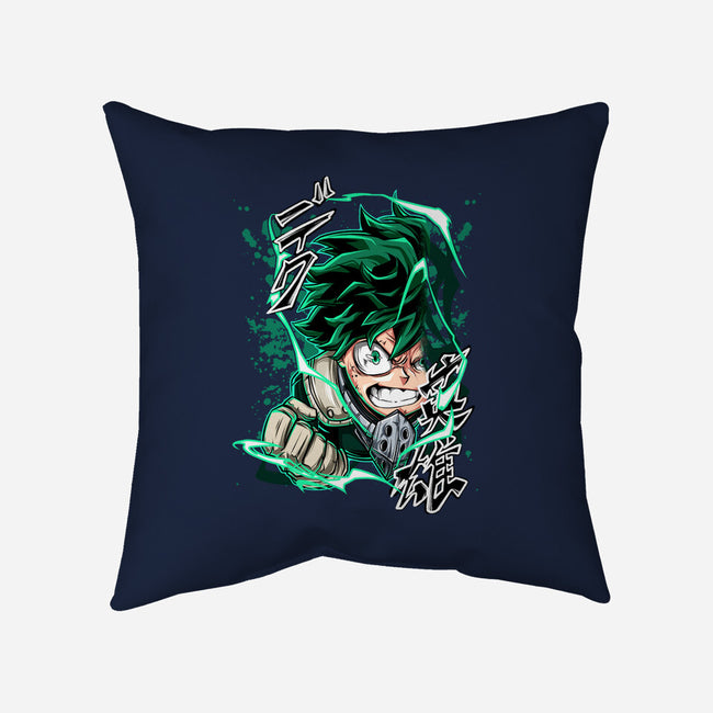 Deku Smash-none removable cover w insert throw pillow-Duardoart