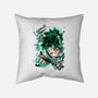 Deku Smash-none removable cover w insert throw pillow-Duardoart