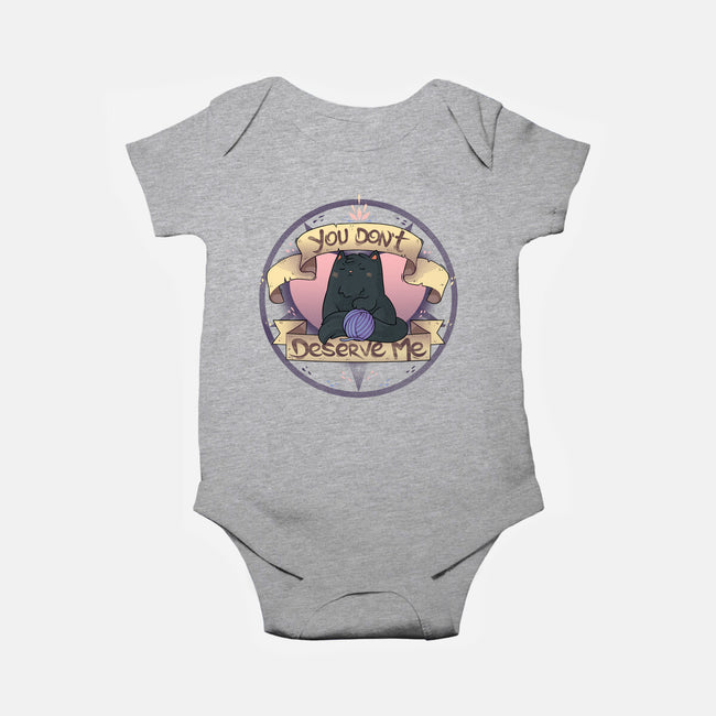 You Don't Deserve Me-baby basic onesie-2DFeer