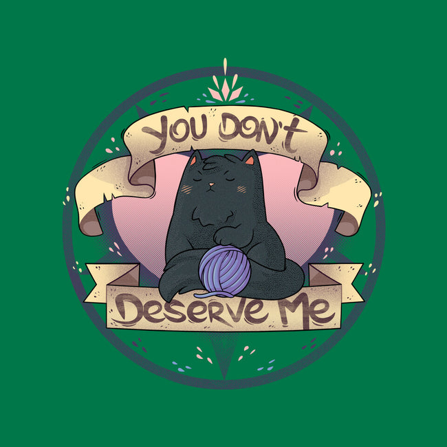 You Don't Deserve Me-none removable cover throw pillow-2DFeer