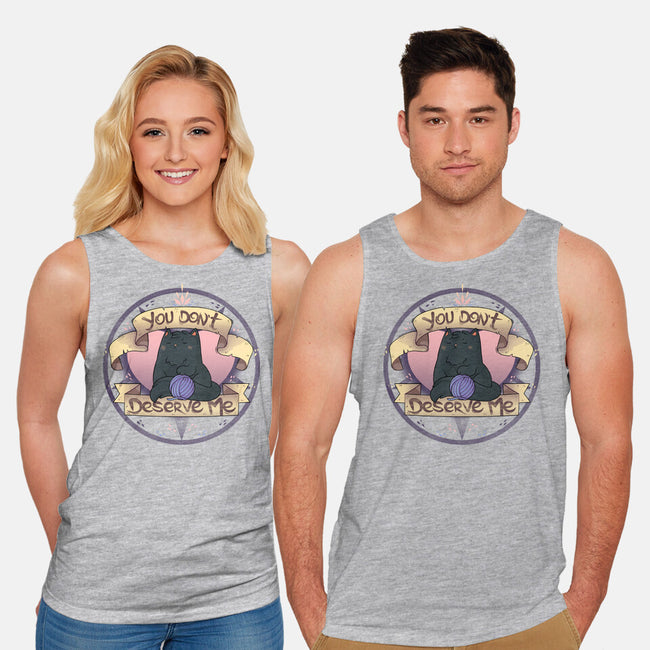 You Don't Deserve Me-unisex basic tank-2DFeer