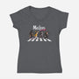 The Masters Of Rock-womens v-neck tee-2DFeer