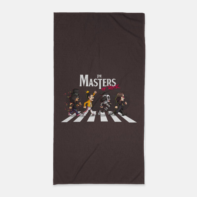 The Masters Of Rock-none beach towel-2DFeer