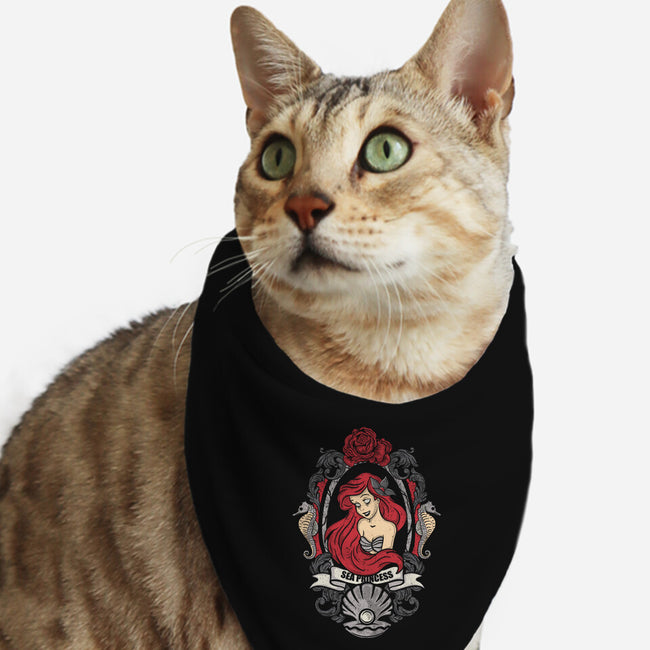 Sea Princess-cat bandana pet collar-turborat14