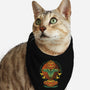 Pumpkin Scarecrow-cat bandana pet collar-Logozaste