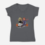 Chuckyla La Land-womens v-neck tee-zascanauta