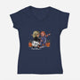 Chuckyla La Land-womens v-neck tee-zascanauta