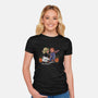 Chuckyla La Land-womens fitted tee-zascanauta