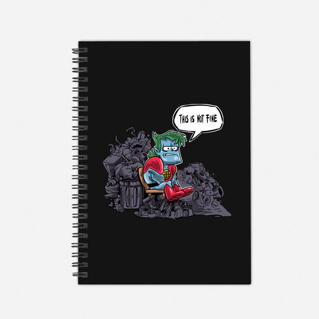 This Is Not Fine-none dot grid notebook-zascanauta