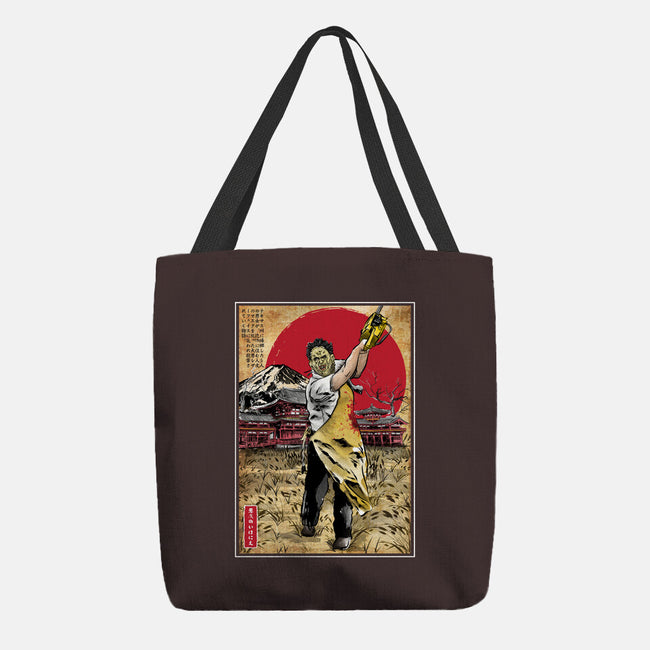 Leatherface In Japan-none basic tote bag-DrMonekers