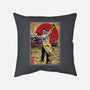 Leatherface In Japan-none removable cover throw pillow-DrMonekers
