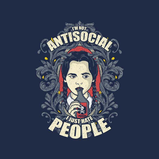 I'm Not Antisocial-womens basic tee-turborat14