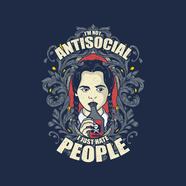 I'm Not Antisocial-youth basic tee-turborat14