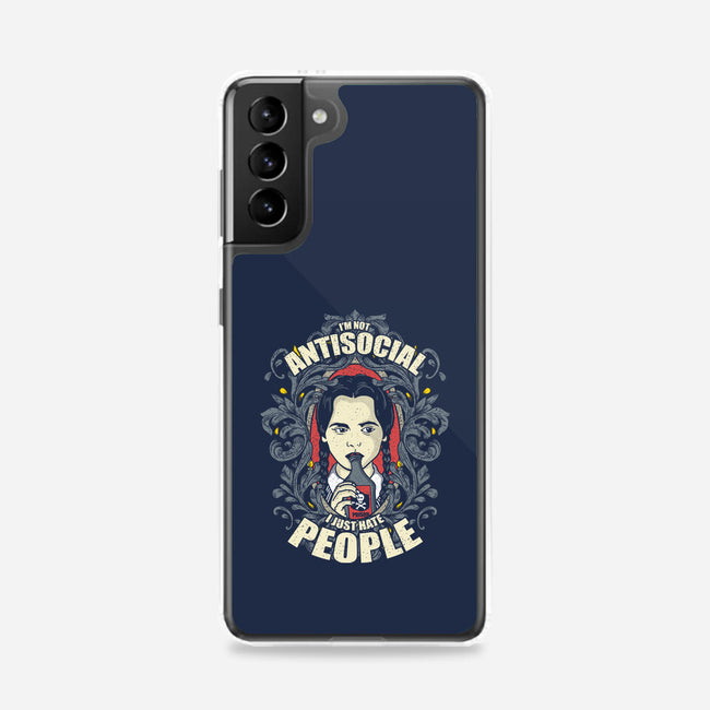 I'm Not Antisocial-samsung snap phone case-turborat14