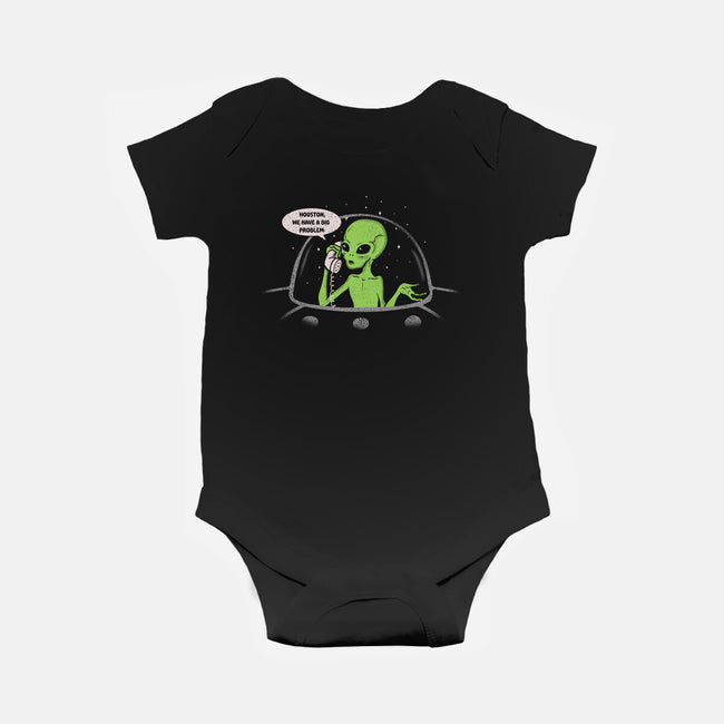 We Have A Big Problem-baby basic onesie-turborat14