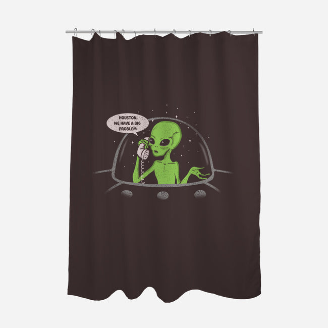 We Have A Big Problem-none polyester shower curtain-turborat14