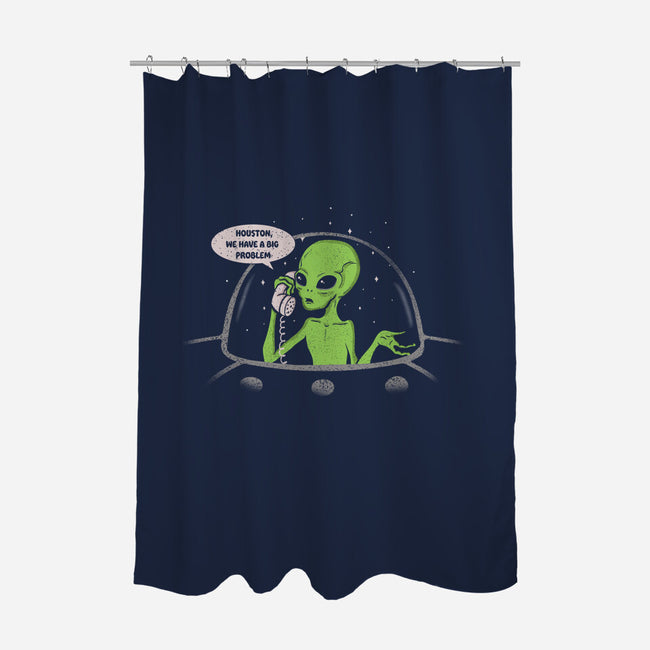 We Have A Big Problem-none polyester shower curtain-turborat14