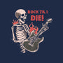 Rock Til I Die-womens fitted tee-turborat14