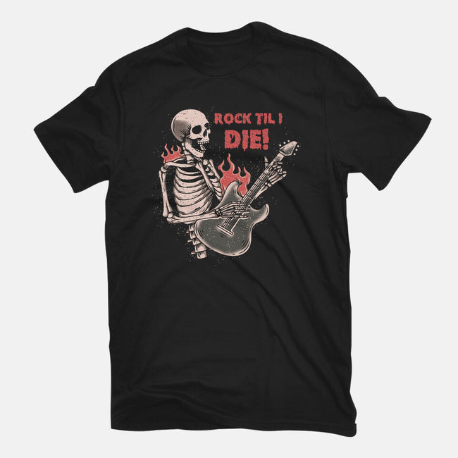 Rock Til I Die-womens fitted tee-turborat14