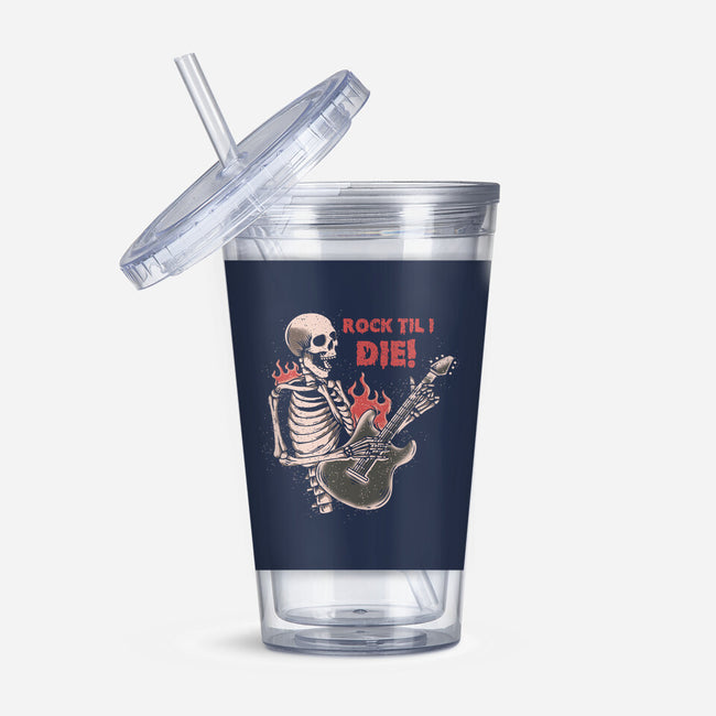 Rock Til I Die-none acrylic tumbler drinkware-turborat14