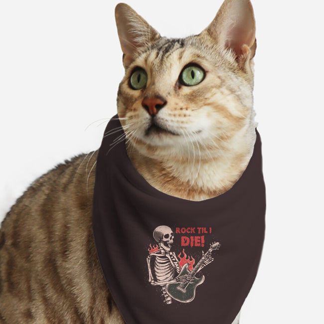 Rock Til I Die-cat bandana pet collar-turborat14