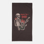 Rock Til I Die-none beach towel-turborat14