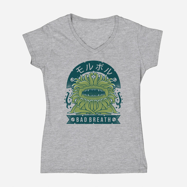 Malboro-womens v-neck tee-Alundrart