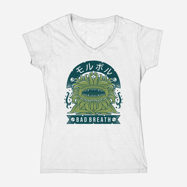 Malboro-womens v-neck tee-Alundrart