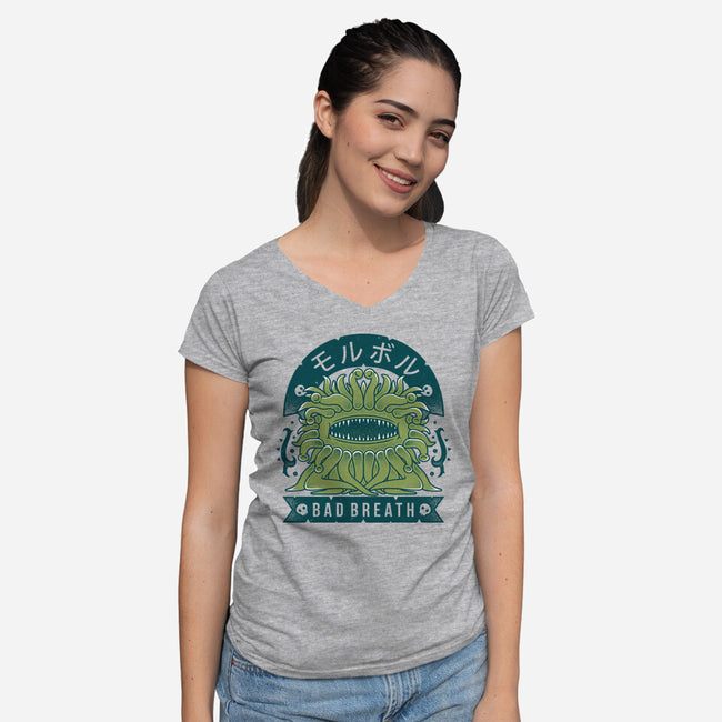 Malboro-womens v-neck tee-Alundrart