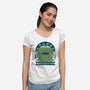 Malboro-womens v-neck tee-Alundrart
