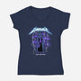 Shall Not Pass-womens v-neck tee-rocketman_art