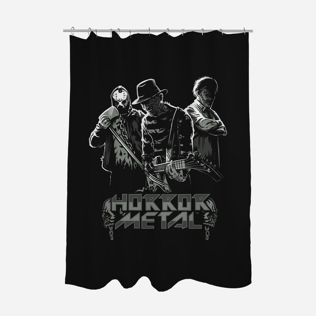 Horror Metal-none polyester shower curtain-AndreusD