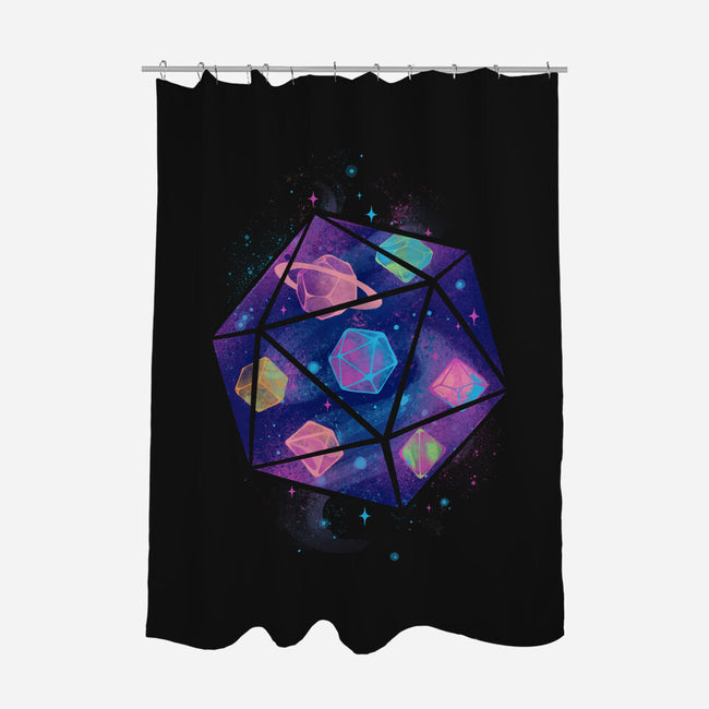 A Dice Universe-none polyester shower curtain-ricolaa