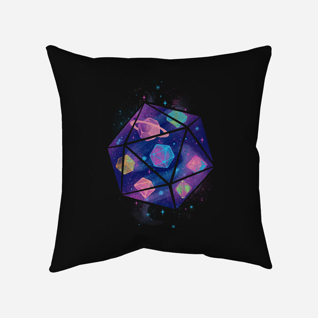 A Dice Universe-none removable cover w insert throw pillow-ricolaa