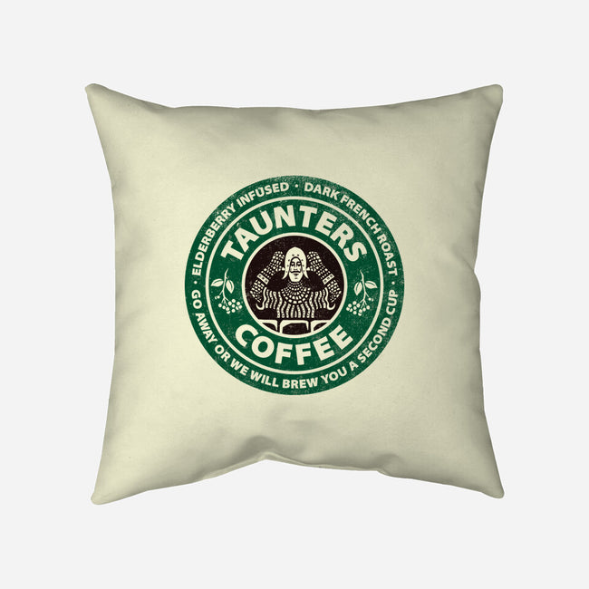 Taunter's French Roast-none removable cover w insert throw pillow-kg07