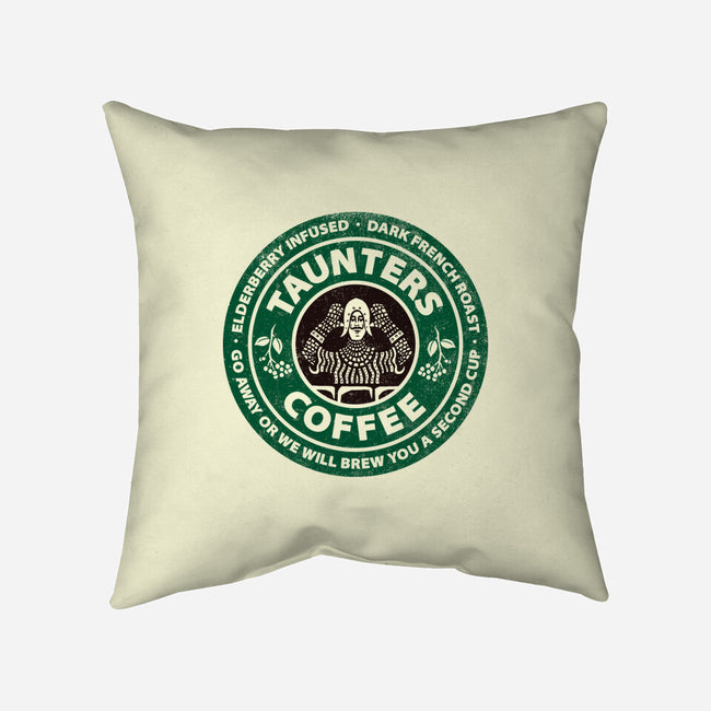 Taunter's French Roast-none removable cover throw pillow-kg07