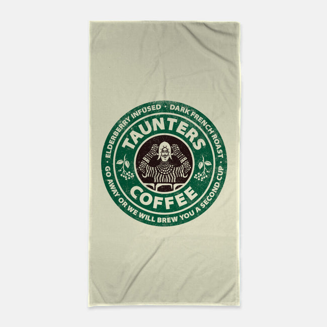 Taunter's French Roast-none beach towel-kg07