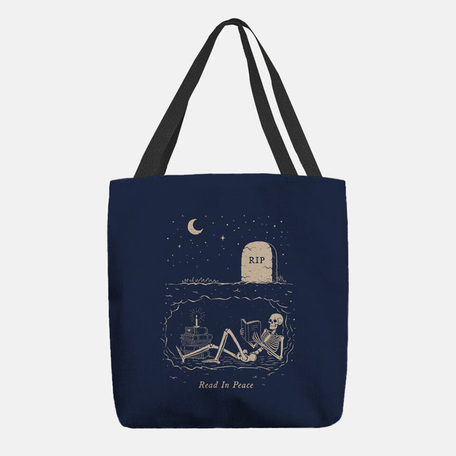 Read In Peace-none basic tote bag-dfonseca