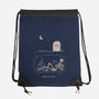 Read In Peace-none drawstring bag-dfonseca