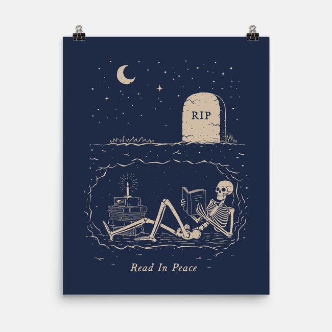Read In Peace-none matte poster-dfonseca