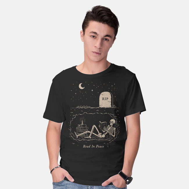 Read In Peace-mens basic tee-dfonseca