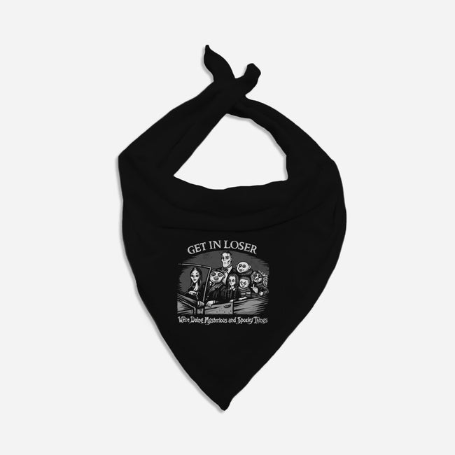 Mysterious And Spooky Things-dog bandana pet collar-kg07